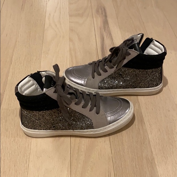 Steve Madden Serena mixed media sneaker - Picture 7 of 8